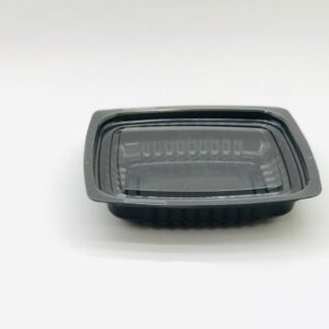 BASE 250 GR RECT PET NEGRO CON TAPA